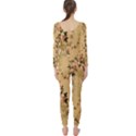 Vintage Floral Pattern Long Sleeve Catsuit View2