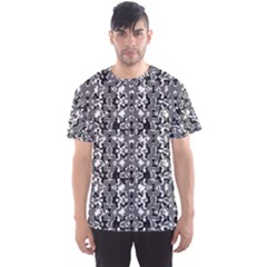 Dark Camo Style Design Men s Sports Mesh Tee