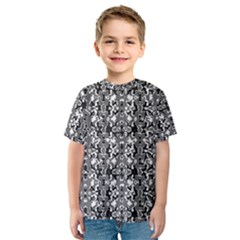 Dark Camo Style Design Kids  Sport Mesh Tee