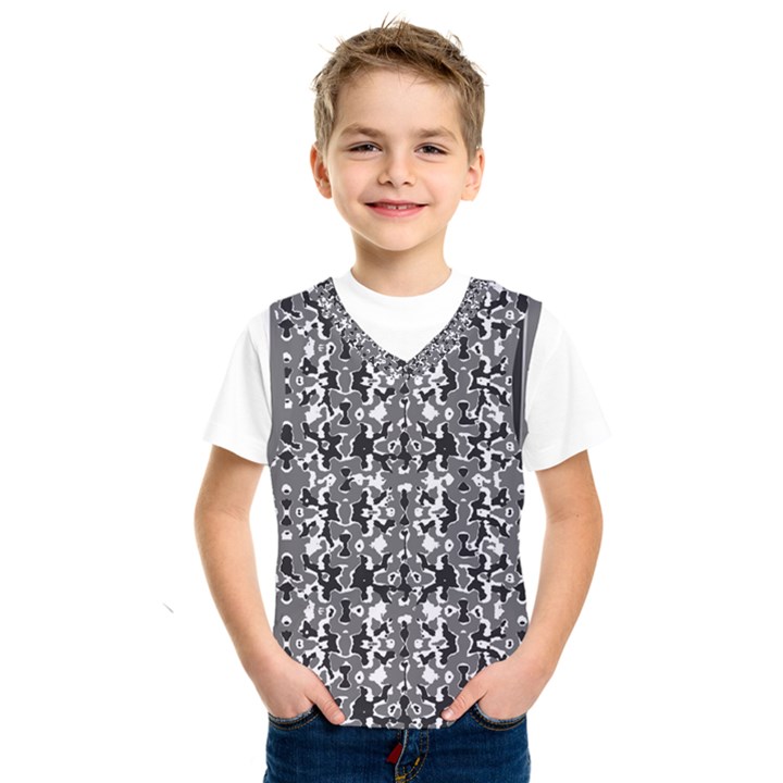 Dark Camo Style Design Kids  SportsWear