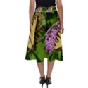 Yellow Butterfly on a Flower Perfect Length Midi Skirt View2