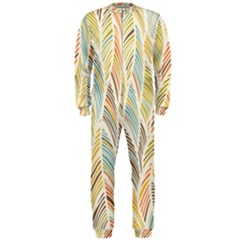 Decorative  Seamless Pattern Onepiece Jumpsuit (men) 