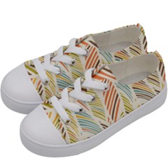 Decorative  Seamless Pattern Kids  Low Top Canvas Sneakers by TastefulDesigns