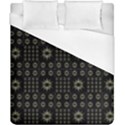 Dark Ethnic Stars Motif Pattern Duvet Cover (California King Size) View1