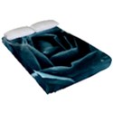 Beautiful Blue Roses With Water Drops Fitted Sheet (Queen Size) View2