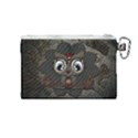 Wonderful Cute  Steampunk Owl Canvas Cosmetic Bag (Medium) View2