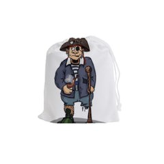 Cute Pirate Drawstring Pouches (medium)  by ImagineWorld