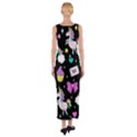 Cute Unicorn Pattern Fitted Maxi Dress View2