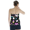 Cute Unicorn Pattern Strapless Top View2