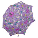 Cute Unicorn Pattern Hook Handle Umbrellas (Medium) View2