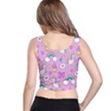 Cute Unicorn Pattern Crop Top View3