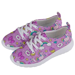 Cute Unicorn Pattern Women s Lightweight Sports Shoes by Valentinaart