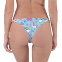 Cute Unicorn Pattern Reversible Bikini Bottom View2