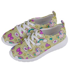 Cute Unicorn Pattern Women s Lightweight Sports Shoes by Valentinaart