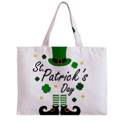 St Patricks Leprechaun Zipper Mini Tote Bag by Valentinaart