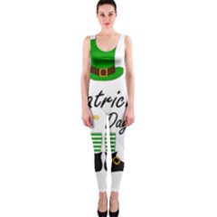 St Patricks Leprechaun One Piece Catsuit by Valentinaart