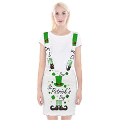 St Patricks Leprechaun Braces Suspender Skirt by Valentinaart