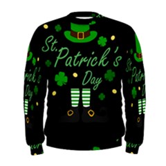 St Patricks Leprechaun Men s Sweatshirt by Valentinaart