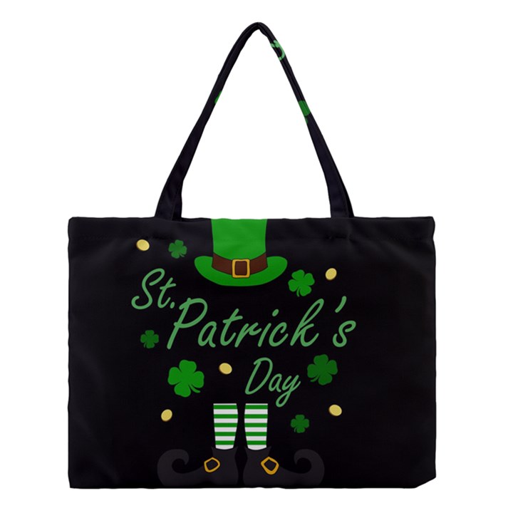 St Patricks Leprechaun Medium Tote Bag