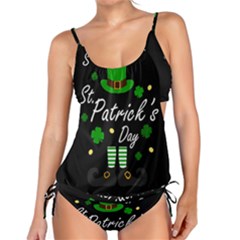 St Patricks Leprechaun Tankini Set by Valentinaart