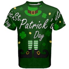 St Patricks Leprechaun Men s Cotton Tee by Valentinaart