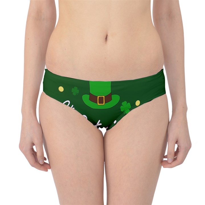 St Patricks Leprechaun Hipster Bikini Bottoms