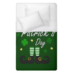 St Patricks Leprechaun Duvet Cover (single Size) by Valentinaart