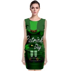 St Patricks Leprechaun Classic Sleeveless Midi Dress by Valentinaart