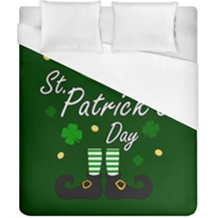 St Patricks Leprechaun Duvet Cover (california King Size) by Valentinaart