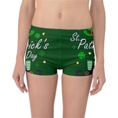 St Patricks Leprechaun Reversible Boyleg Bikini Bottoms by Valentinaart