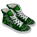 St Patricks Leprechaun Men s Hi-Top Skate Sneakers View3