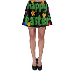 Happy Easter Skater Skirt by Valentinaart