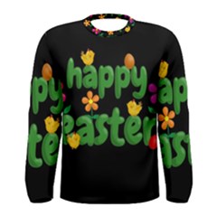 Happy Easter Men s Long Sleeve Tee by Valentinaart