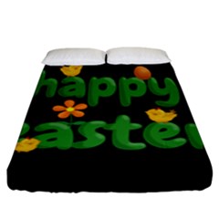 Happy Easter Fitted Sheet (king Size) by Valentinaart