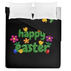 Happy Easter Duvet Cover Double Side (queen Size) by Valentinaart