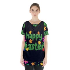 Happy Easter Skirt Hem Sports Top by Valentinaart