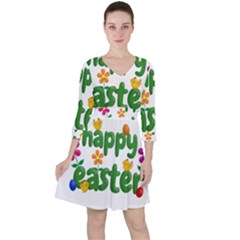 Happy Easter Ruffle Dress by Valentinaart