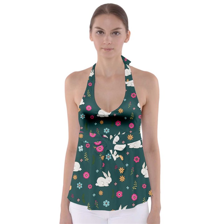 Easter bunny  Babydoll Tankini Top