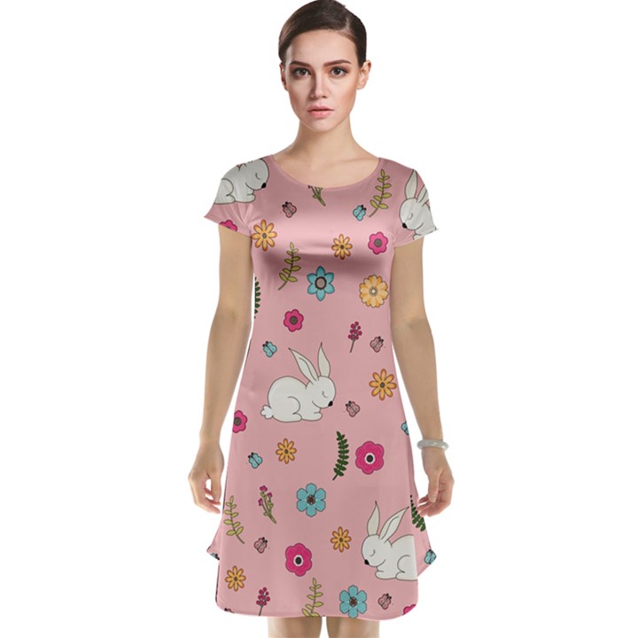 Easter bunny  Cap Sleeve Nightdress