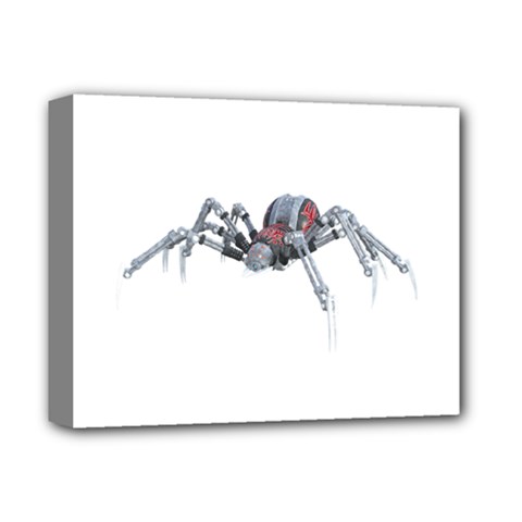 Bionic Spider Cartoon Deluxe Canvas 14  X 11  by ImagineWorld