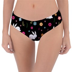 Easter Bunny  Reversible Classic Bikini Bottoms by Valentinaart