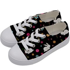 Easter Bunny  Kids  Low Top Canvas Sneakers by Valentinaart