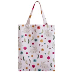 Easter Bunny  Zipper Classic Tote Bag by Valentinaart