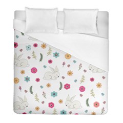 Easter Bunny  Duvet Cover (full/ Double Size) by Valentinaart