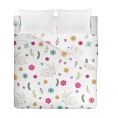 Easter Bunny  Duvet Cover Double Side (full/ Double Size) by Valentinaart