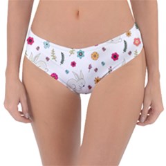 Easter Bunny  Reversible Classic Bikini Bottoms by Valentinaart