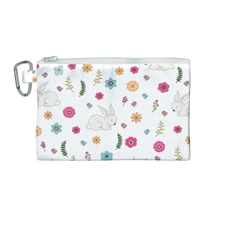 Easter bunny  Canvas Cosmetic Bag (Medium)