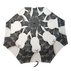 Easter Bunny  Folding Umbrellas by Valentinaart