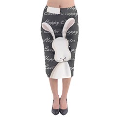 Easter Bunny  Midi Pencil Skirt by Valentinaart