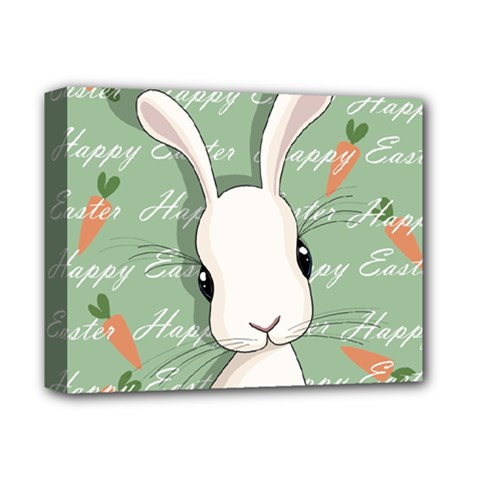 Easter Bunny  Deluxe Canvas 14  X 11  by Valentinaart